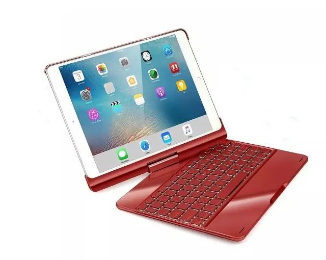 Capa Teclado Iluminado Alumínio P/ iPad Pro 9.7'' Ipad 6 Ipad Air 2 9.7''
