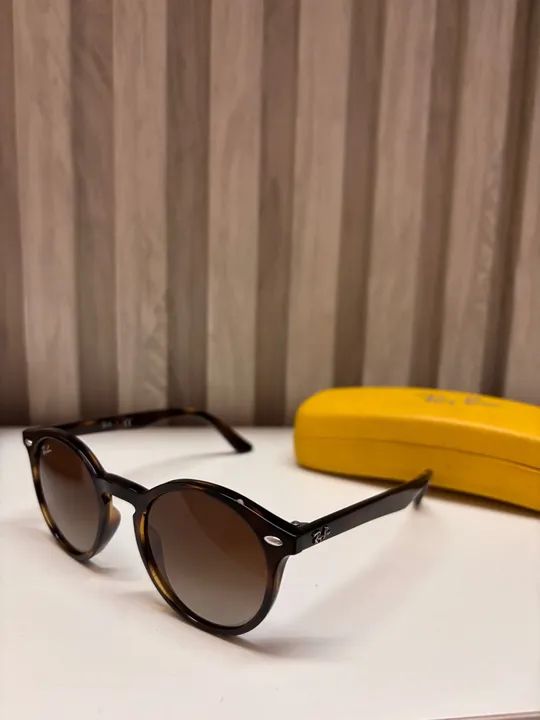 Óculos de sol Ray-Ban Redondo - Foto 3