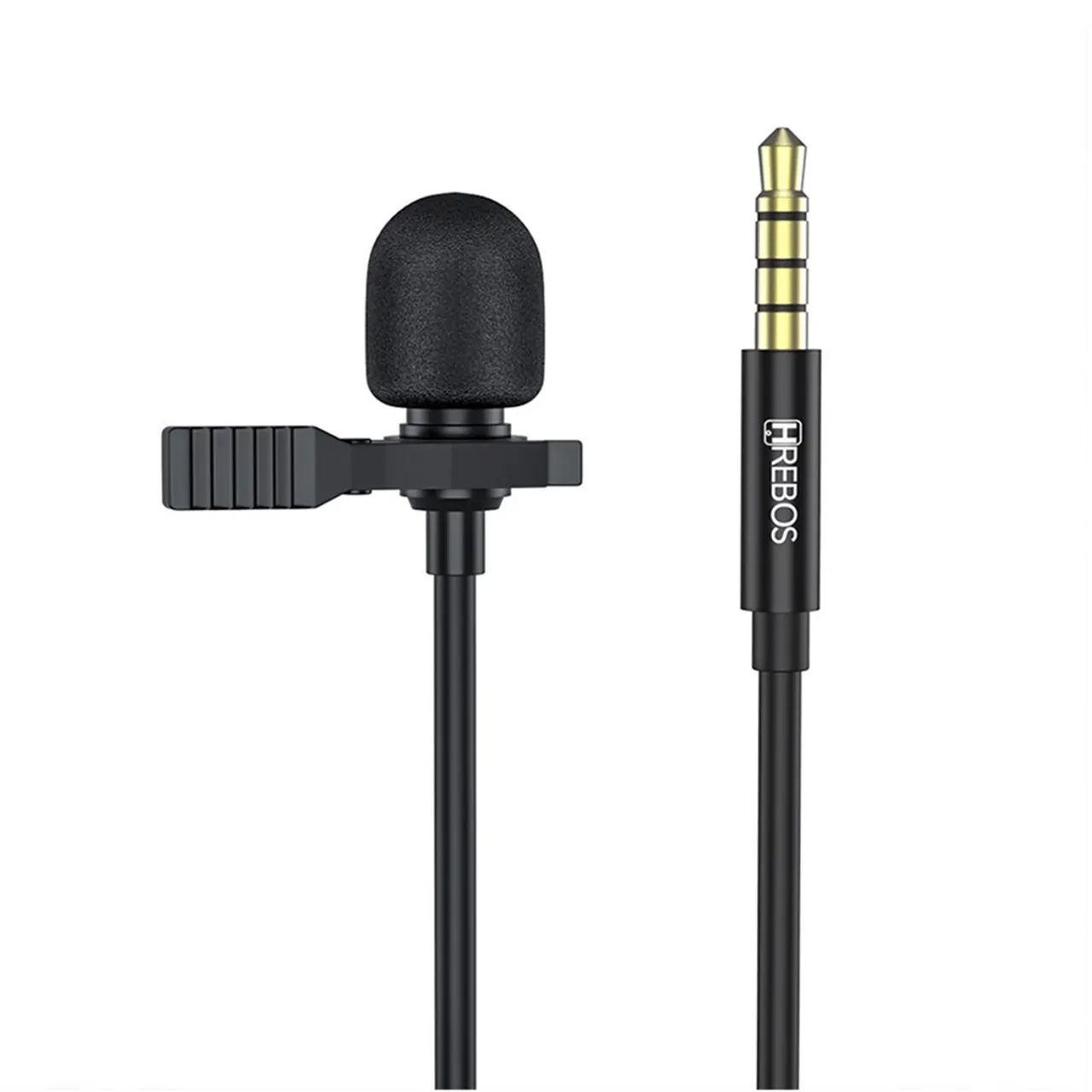 Microfone de Lapela Aux P3 Com Fio, 1.5 Metros - Hrebos em São Luís ma