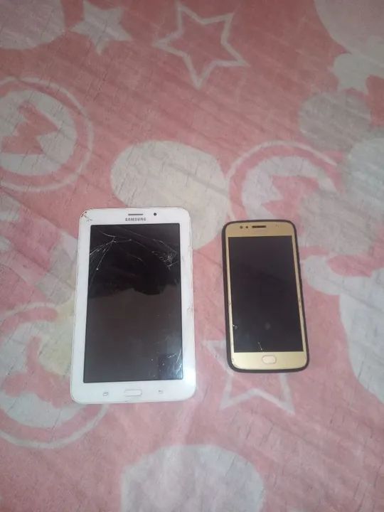 Tablet Samsung e celular g5s - Foto 2