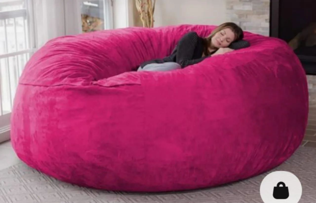 Puff gigante tamanho casal 1.40 x60 cm , REDONDO sob encomenda - Foto 3