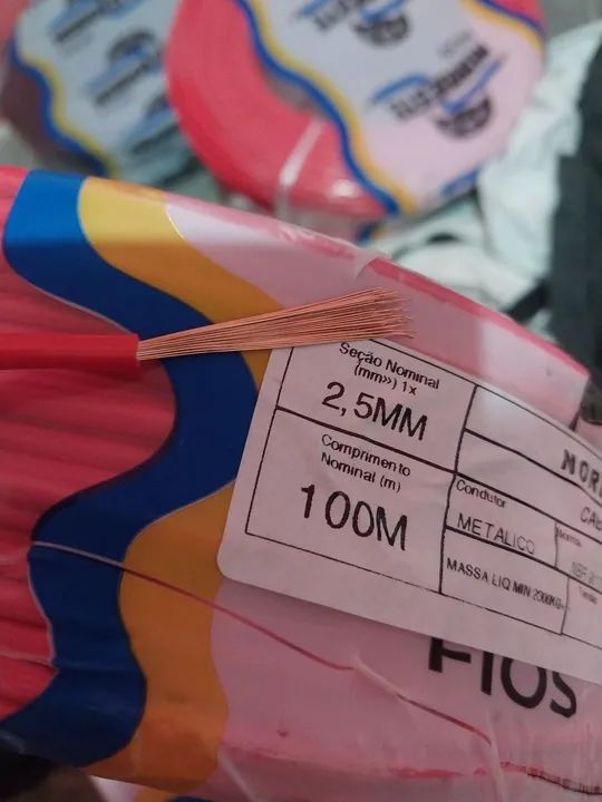 Fio 2.5mm - 100 Metros - Novo promoção 80 reais - Foto 2