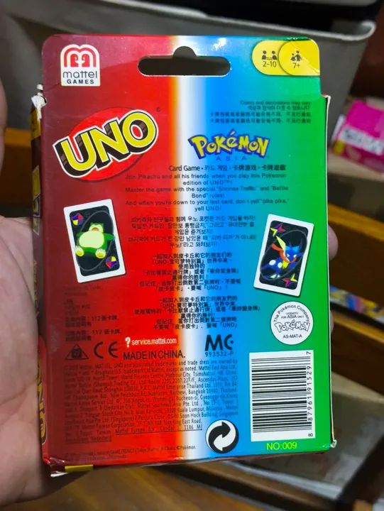 Jogo de Cartas UNO Pokémon - Edição Especial - Foto 2