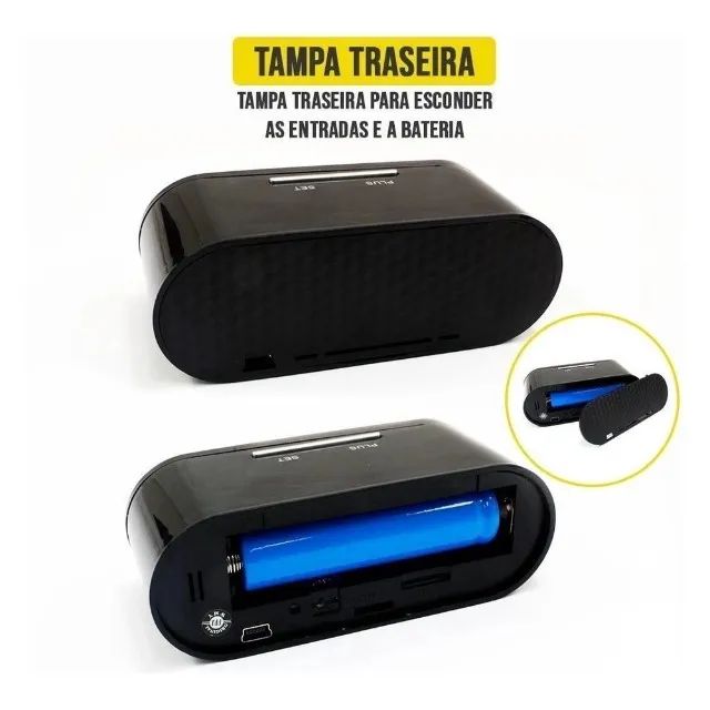Câmera Espiã Mini Relógio c/ Cartão SD 32GB - Foto 4