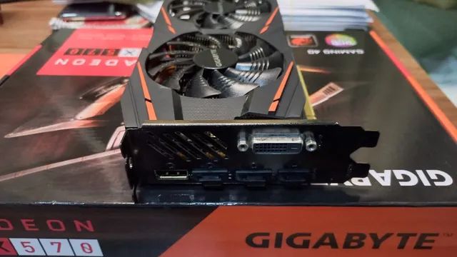 Placa de video gigabyte best sale rx 570 gaming 8gb