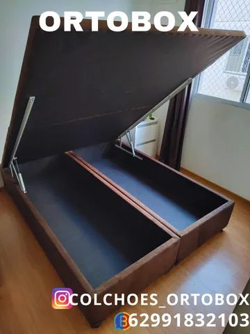 Cama Box Baú Queen size blindado e reforçado - Foto 4
