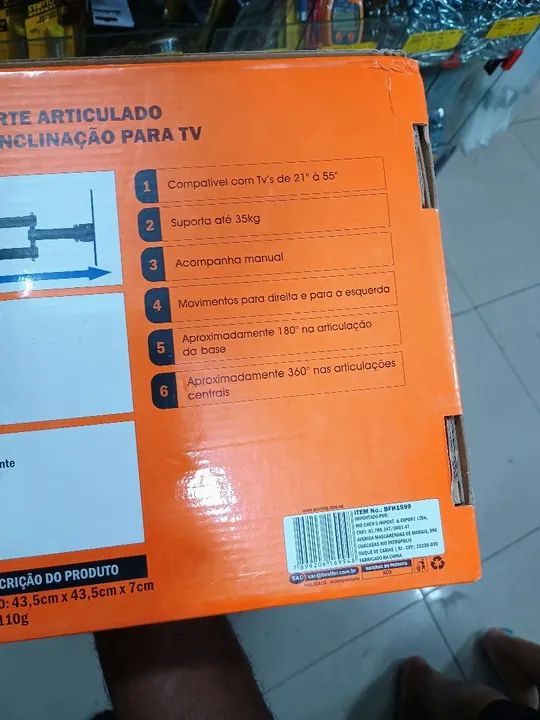 Suporte Articulado para TV LED/LCD 21'' a 55''  - Foto 4