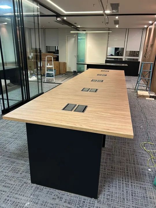 Móveis para escritório todo em MDF moderno Estação de trabalho  - Foto 2