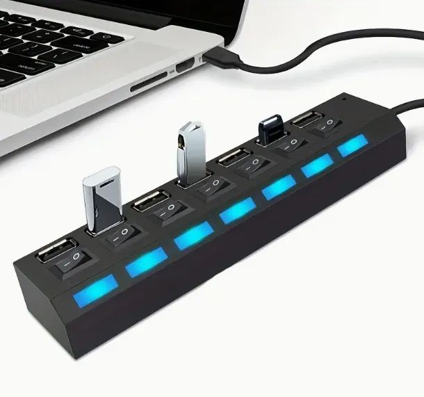 hub USB com 7 portas