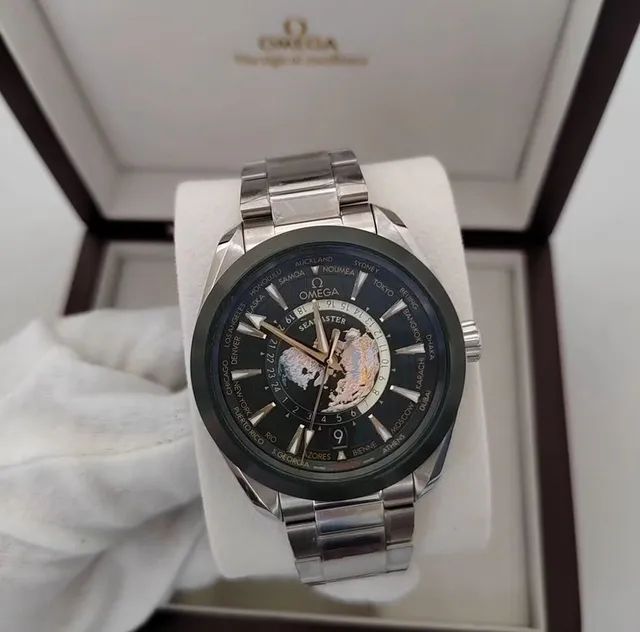 Relógio Omega SeaMaster Aqua Terra Clone Eta