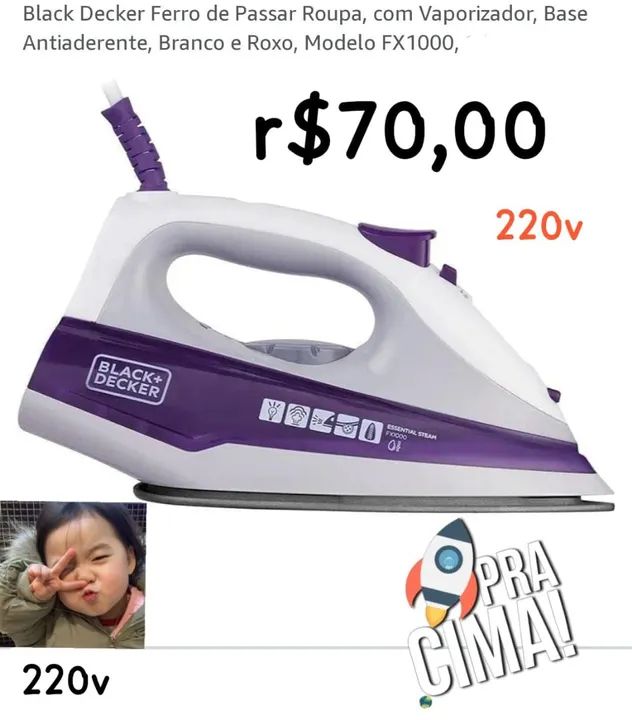 Ferro de Passar 220v