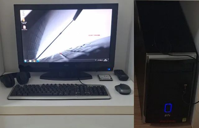 Computador Desktop Semp Toshiba ES1647 com acessórios