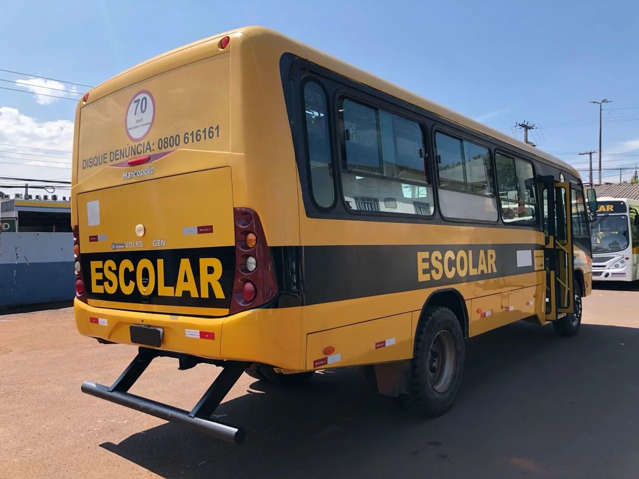 Ônibus escolar Marcopolo senior Midi ano 2014/2014 motor man 15-190 com 48L em cascavel,PR - Foto 3