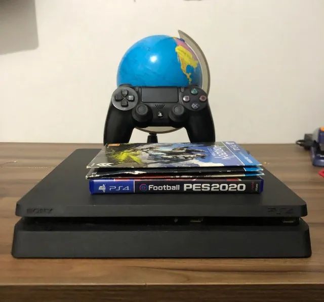 Super Oferta: PlayStation 4 Slim + 4 Jogos Imperdíveis! (aceito trocas) - Foto 5
