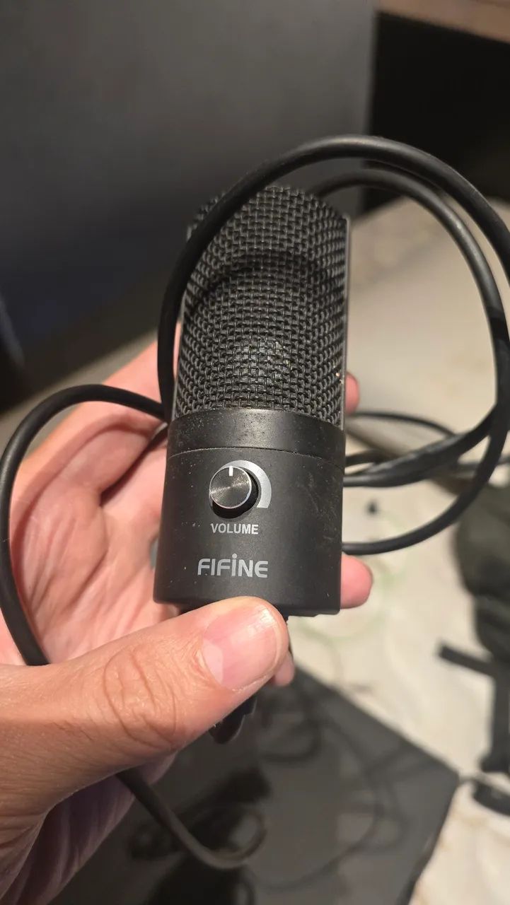 Microfone FIFINE + Braço + Pop