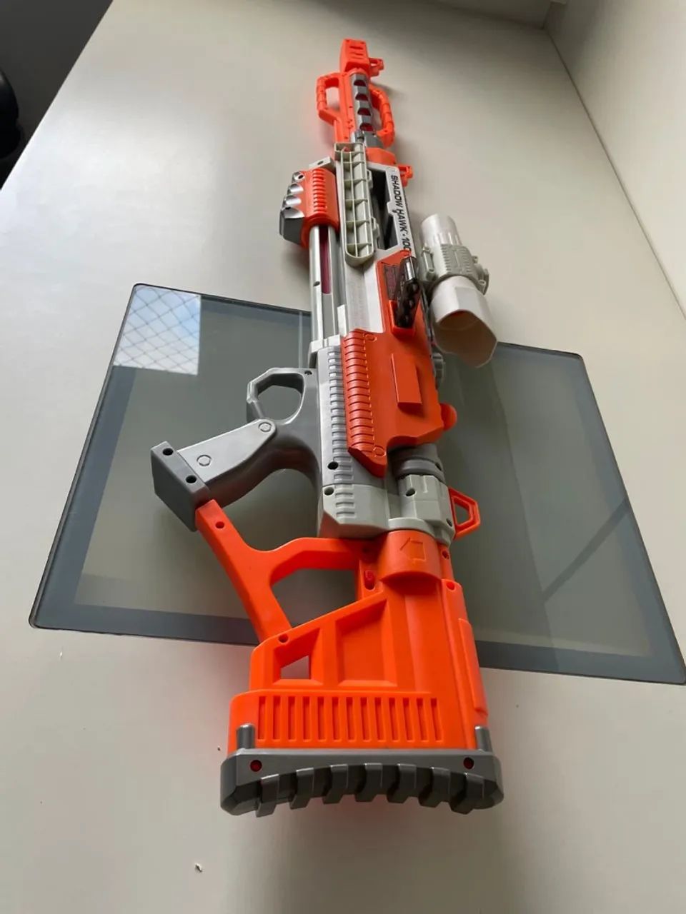 Lançador de dardos Max Force Shadow Hawk 100 tipo Nerf - Foto 6