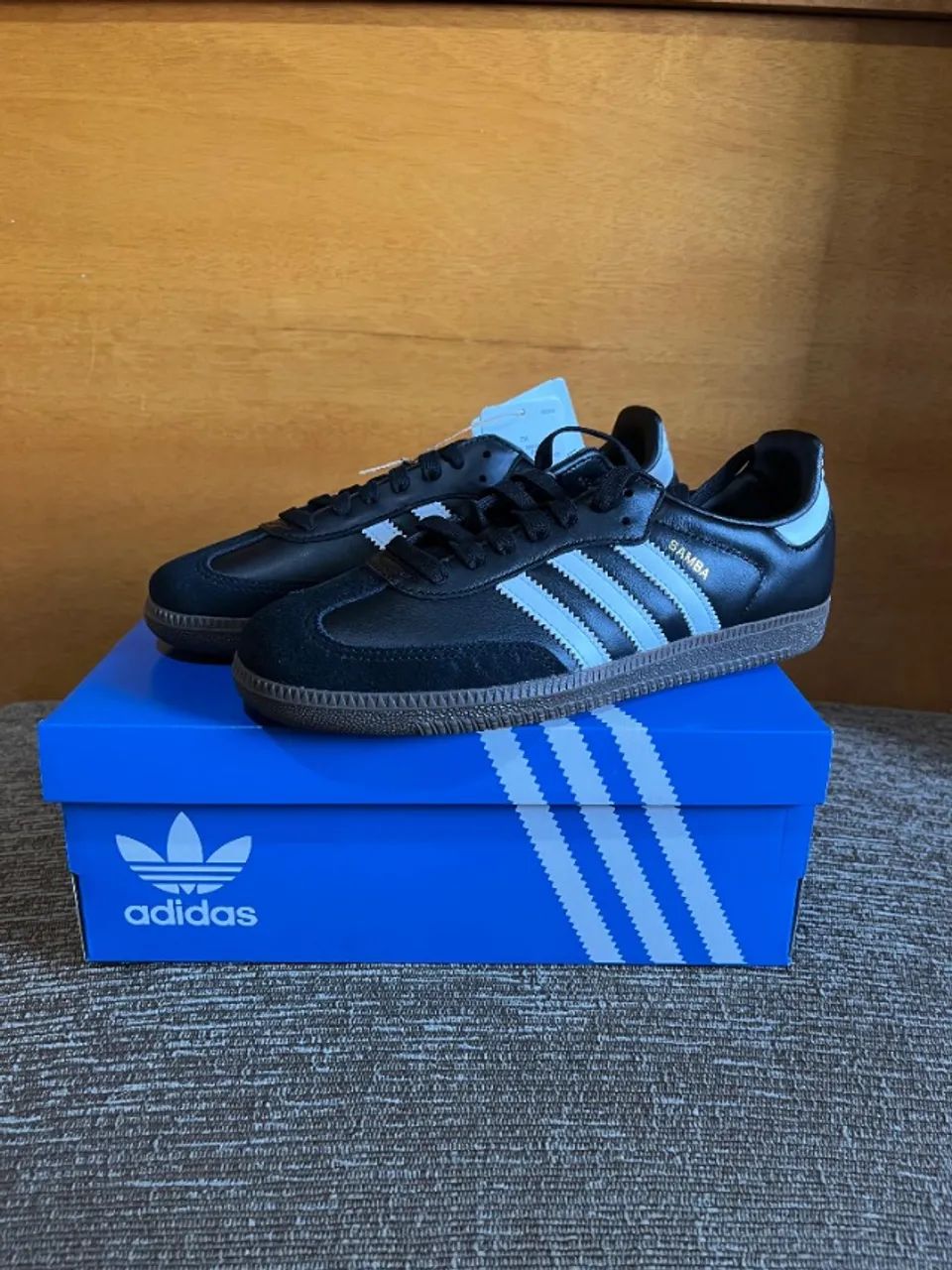 adidas samba unissex preto  37 original - Foto 3