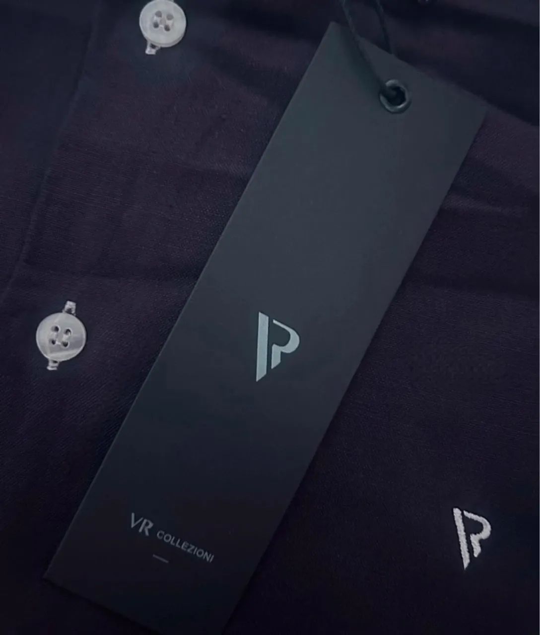 Camisa Social VR Collezioni. Nova, cor Azul Índigo. - Foto 5