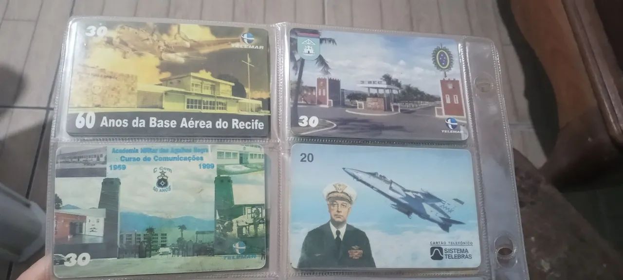  Cartões Telefônicos Força Brasileira sortidos - Foto 2