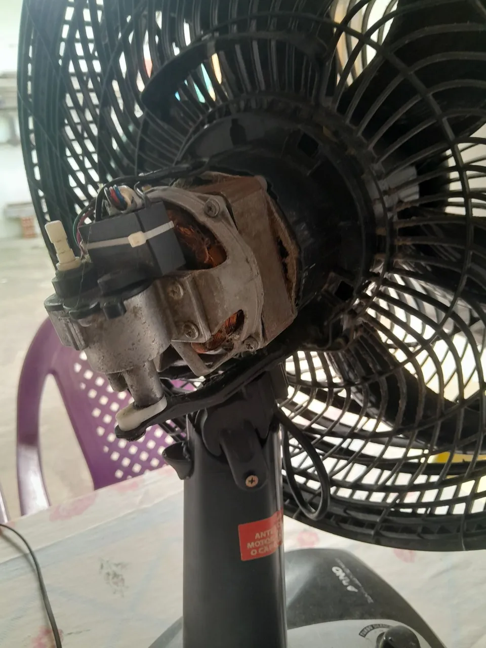 Ventilador turbo de mesa