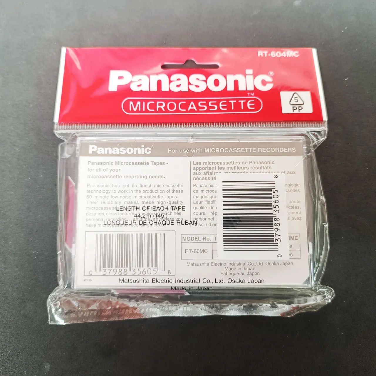 Fita Microcassete Panasonic - 4 Unidades - Foto 3