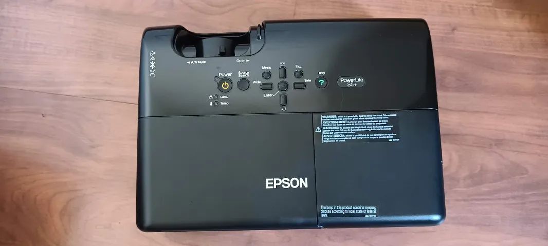 Epson S5 Projetor com Defeito Apenas Para Peça Preto (Usado)64595549164929121