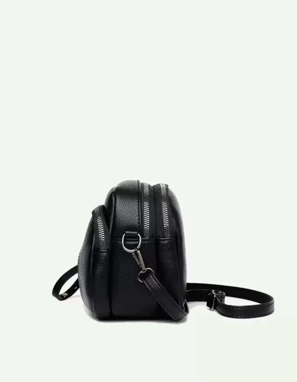 Bolsa Feminina Transversal Elegante - Preto - Foto 3