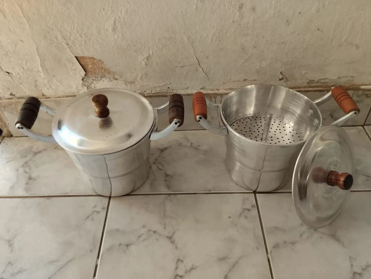 Conjunto de Panelas de Alumínio com Filtro