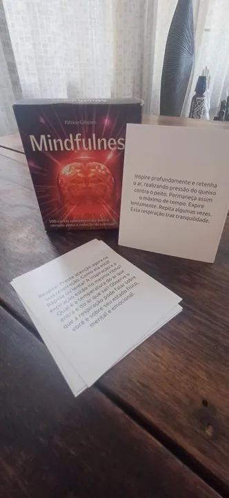 Cartas de Mindfulness para relaxamento e bem-estar