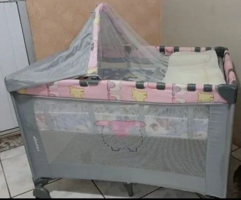 Berço Móvel Voyage + Colchão Ortobom Baby Physical (usados por apenas 2 meses)<br>