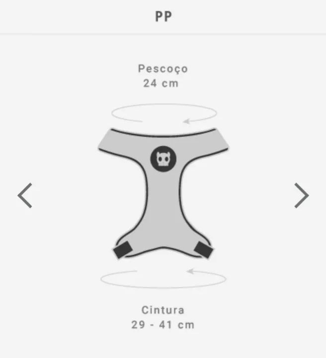 Peitoral + Guia PP  Phantom Zee.Dog  - Foto 2