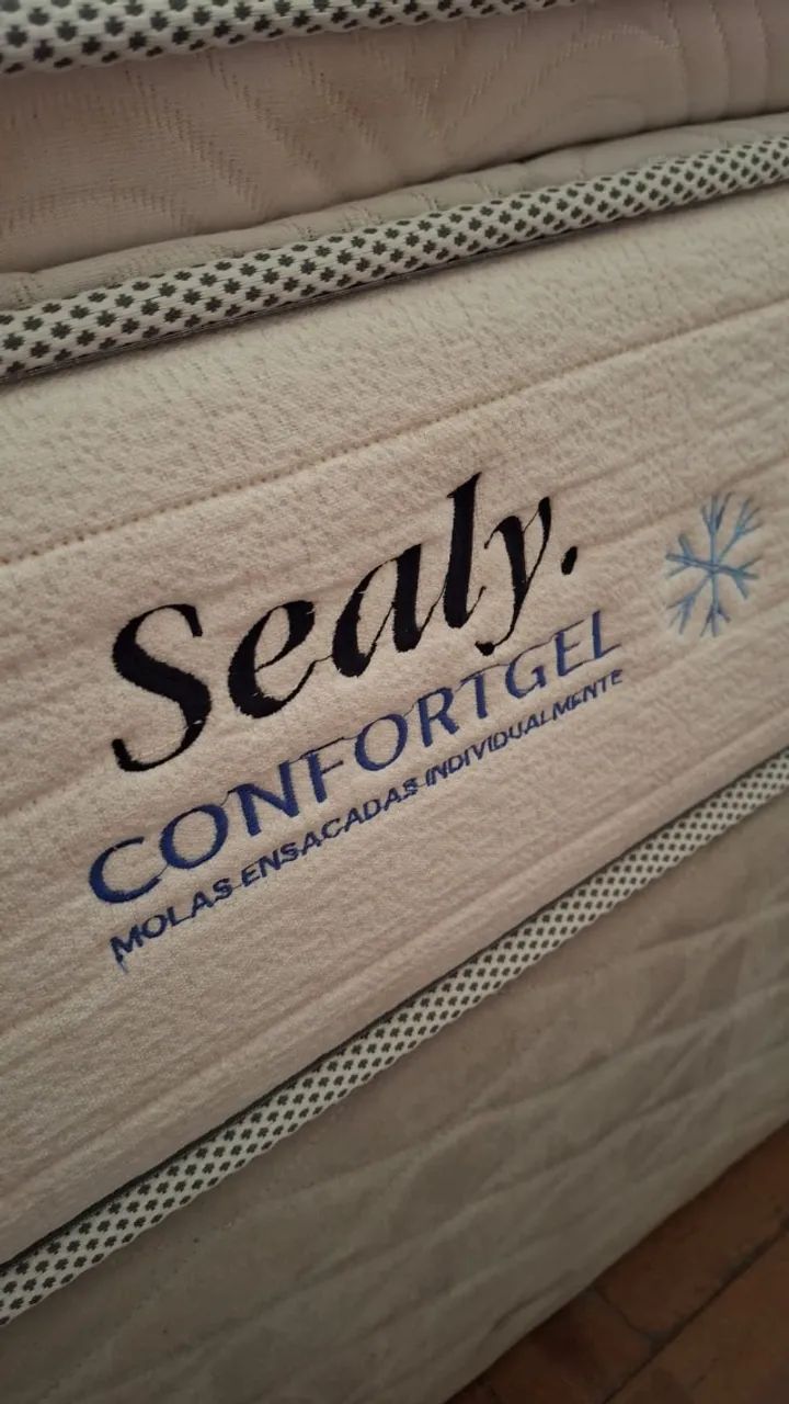 Cama Box + Colchão mola ensacada (novíssimo) - Foto 5