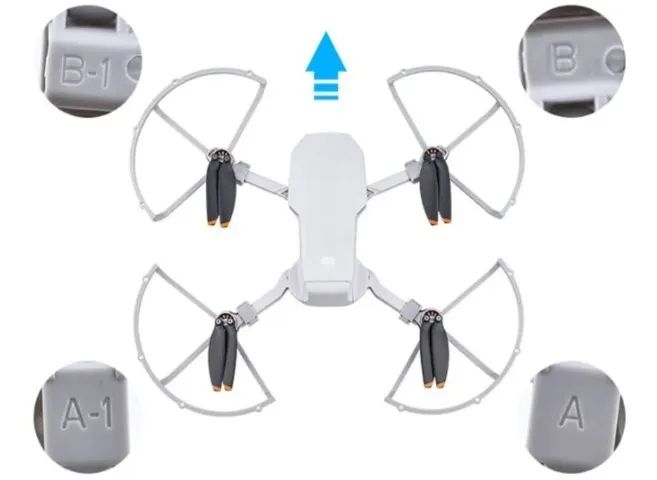 Protetor de hélice para dji mavic mini se/2/1 drone  Arduino Automação COD-CP642  - Foto 2