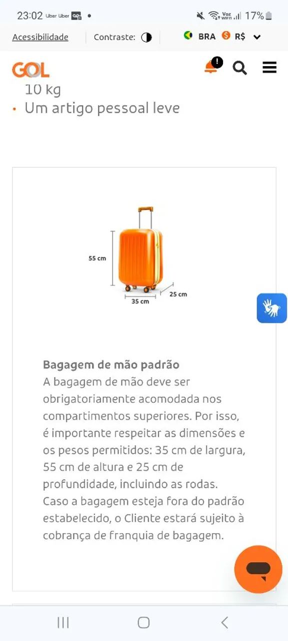 Maleta de Viagem  Tommy Hilfiger 10kg não precisa despachar no check in - Foto 6