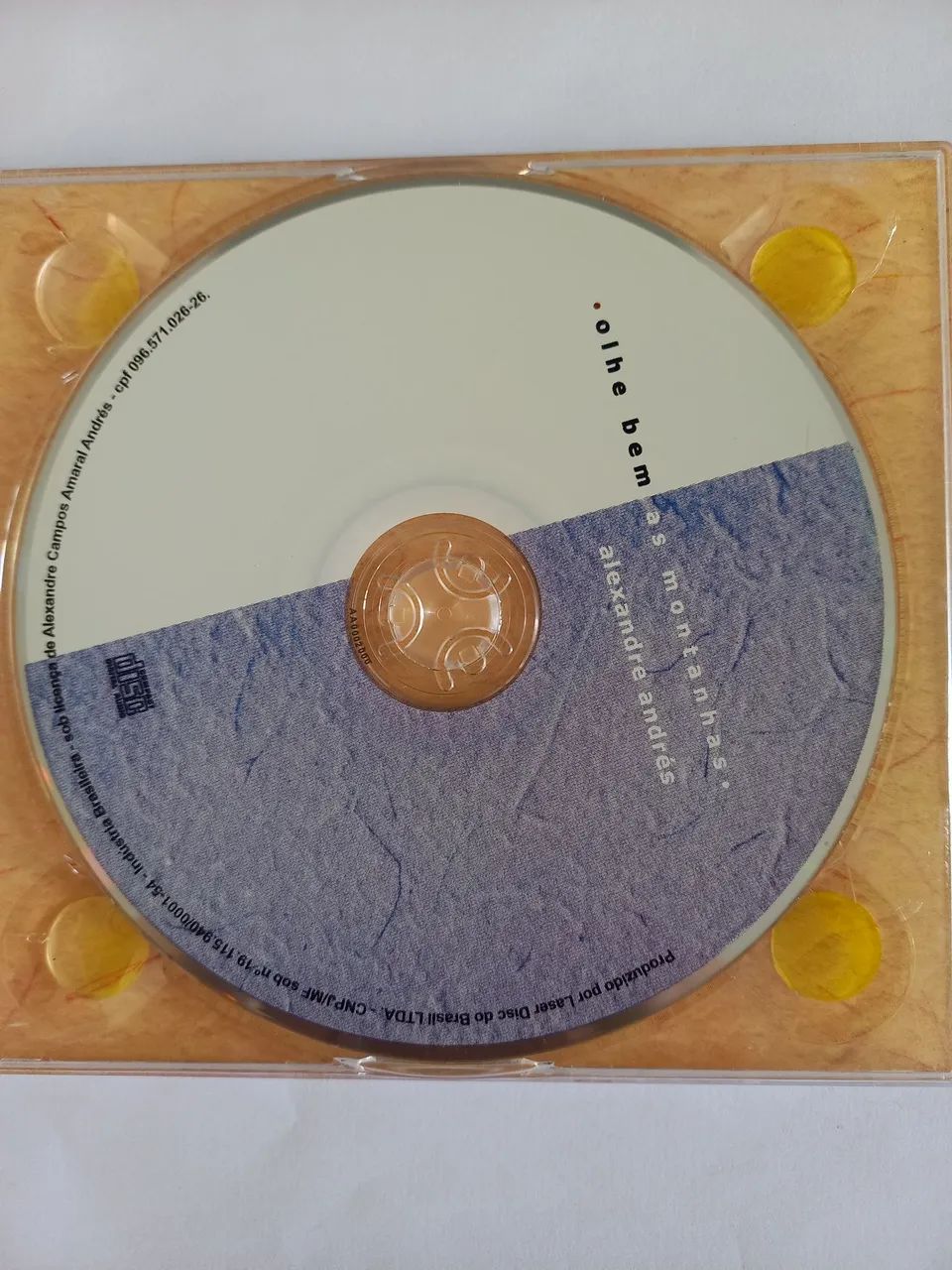 CD Olhe Bem as Montanhas - Alexandre Andrés - Foto 2