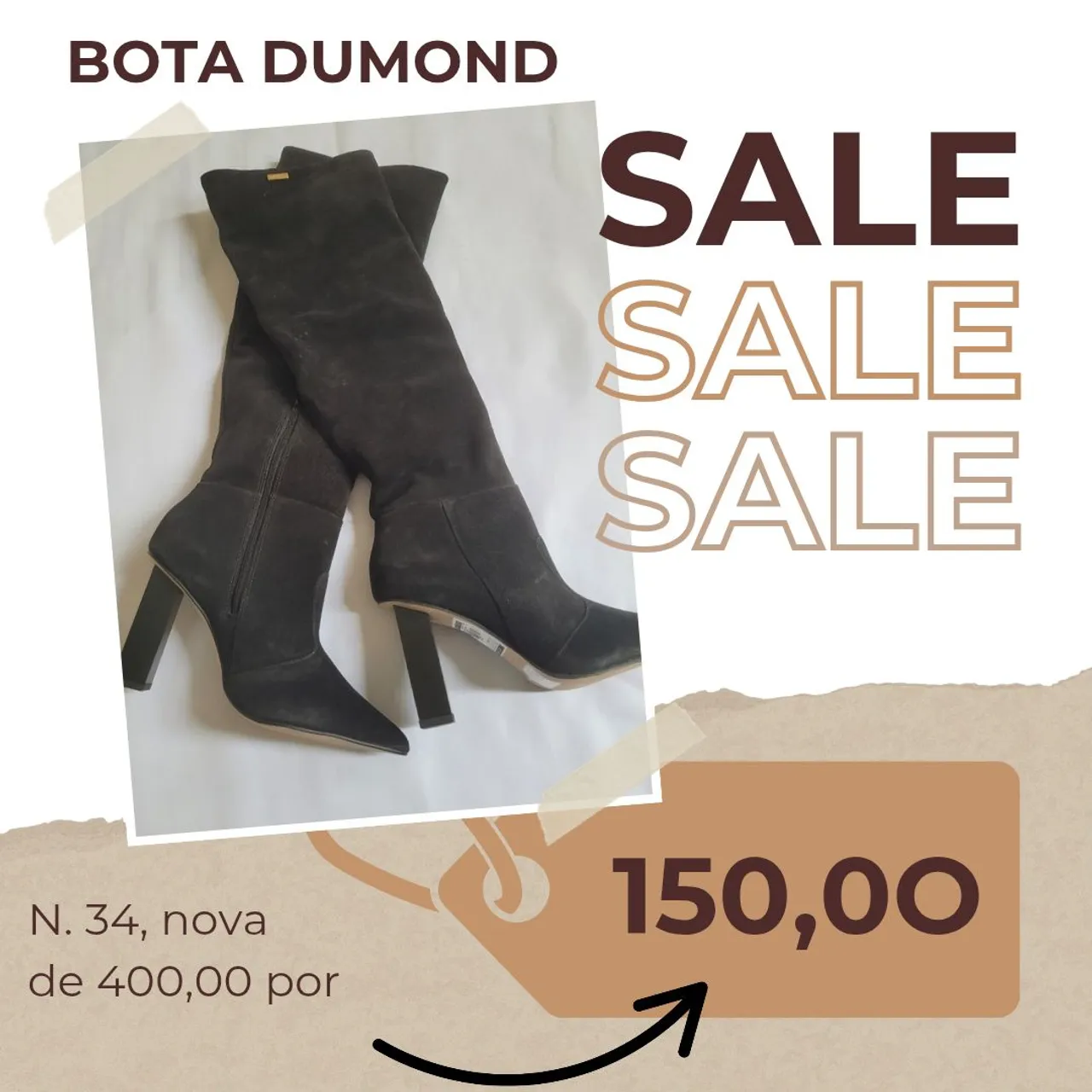 Bota Dumond - Saldo Imperdível!