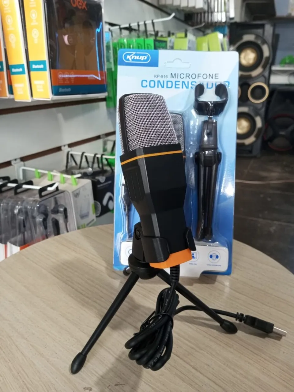 MICROFONE CONDENSADOR USB