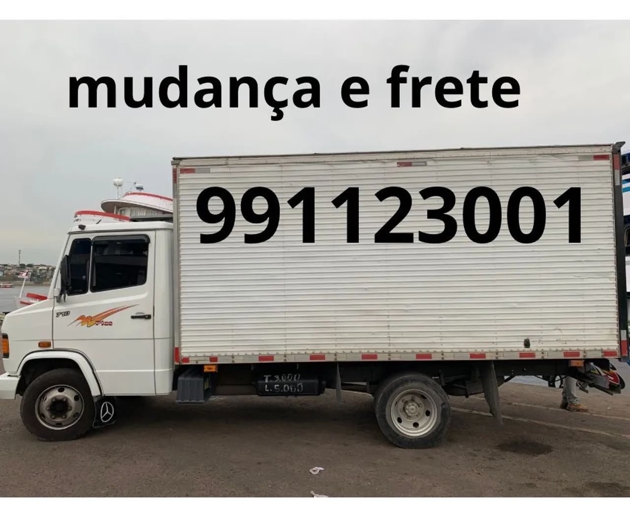 Caminhão Baú  mudança frete