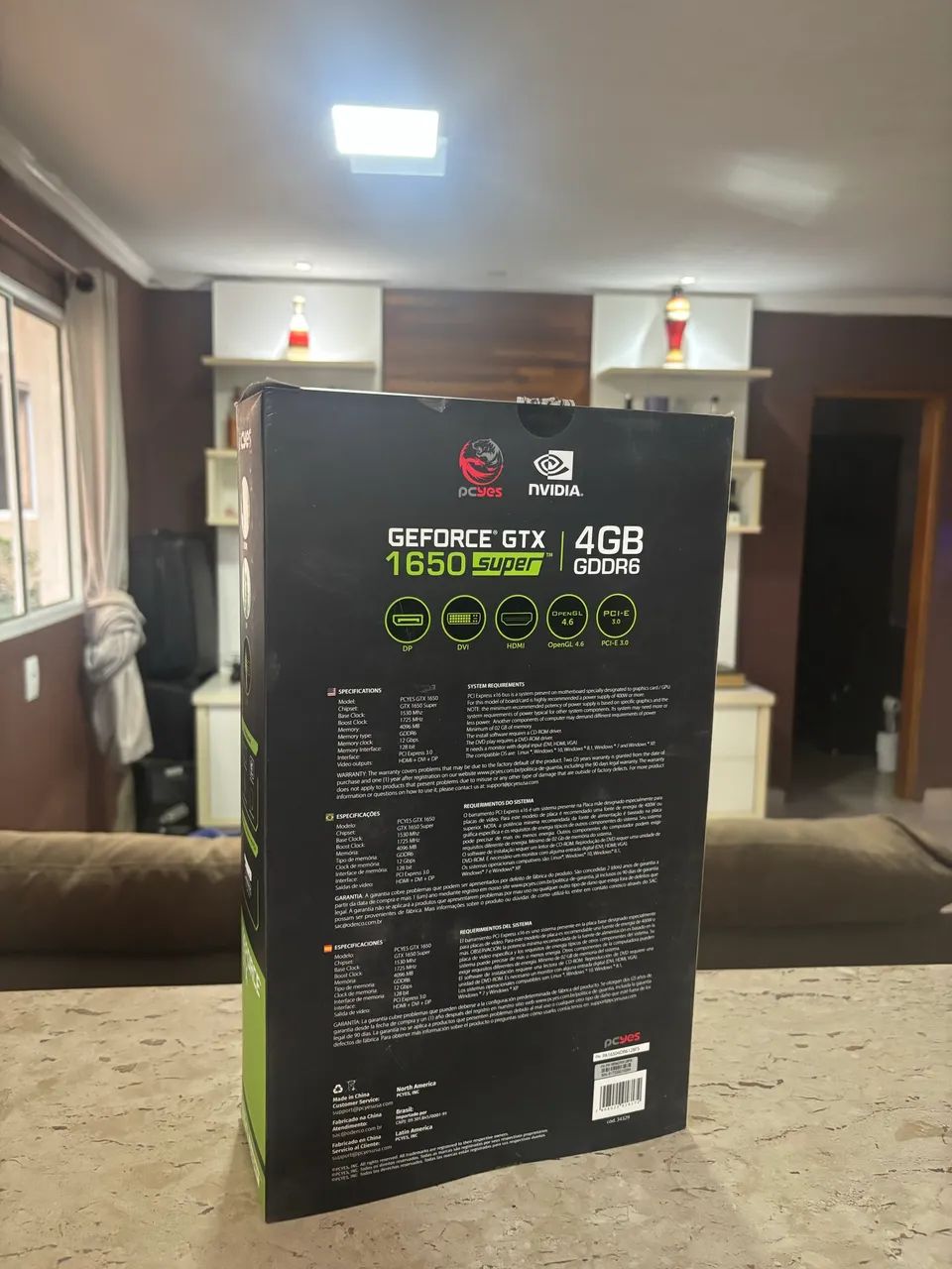 Placa de Vídeo GTX 1650 SUPER