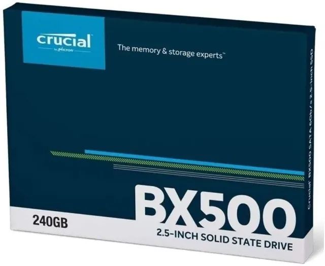 SSD 240gb Crucial BX500 Original/Novo/Lacrado - 240 gb