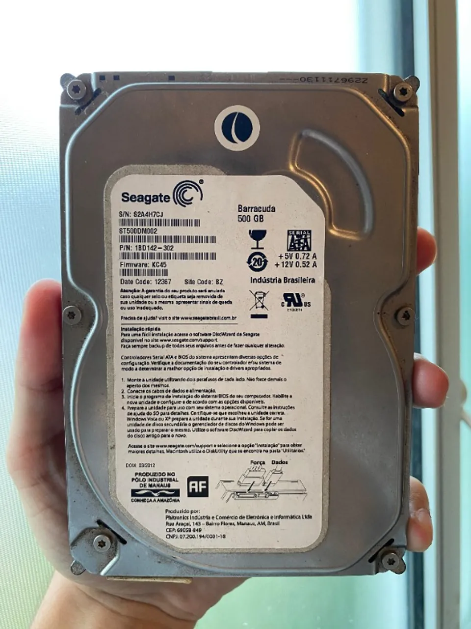 Peças HD 500gb, Placa mãe N68 e RAM 4gb