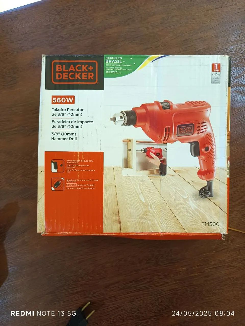Furadeira de Impacto 560W Black+Decker - seminova  - Foto 3