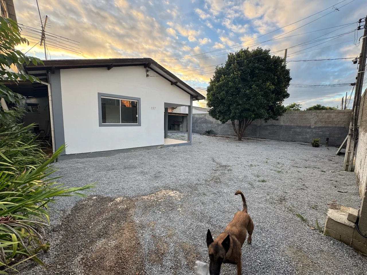 CASA NA PALHOÇA 3 QUARTOS TERRENO AMPLO