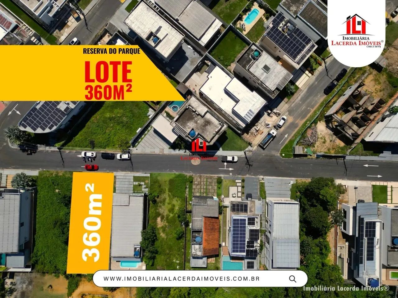 Residencial Reserva do Parque Lote medindo 12x30= 360m² na Ponta Negra Manaus