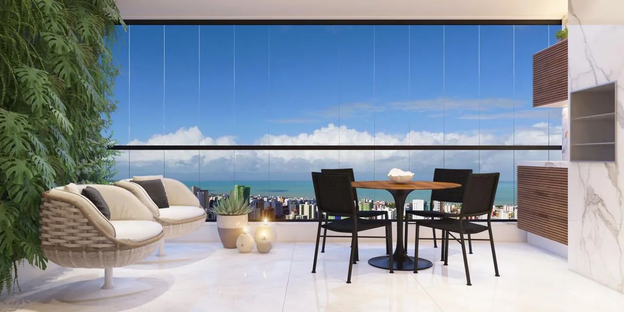 Apartamento com 4 dormitórios à venda, 174 m² por R$ 2.898.300,00 - Miramar - João Pessoa/ - Foto 3