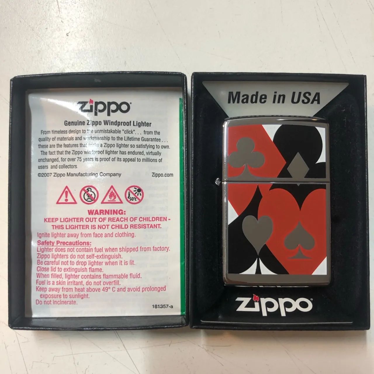 Isqueiro Zippo Original Novo - A prova de vento.  - Foto 3