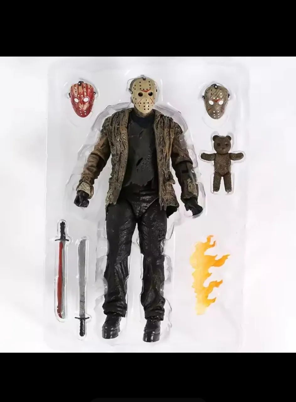 Boneco Jason Voorhees Freddy vs Jason neca action figure terror