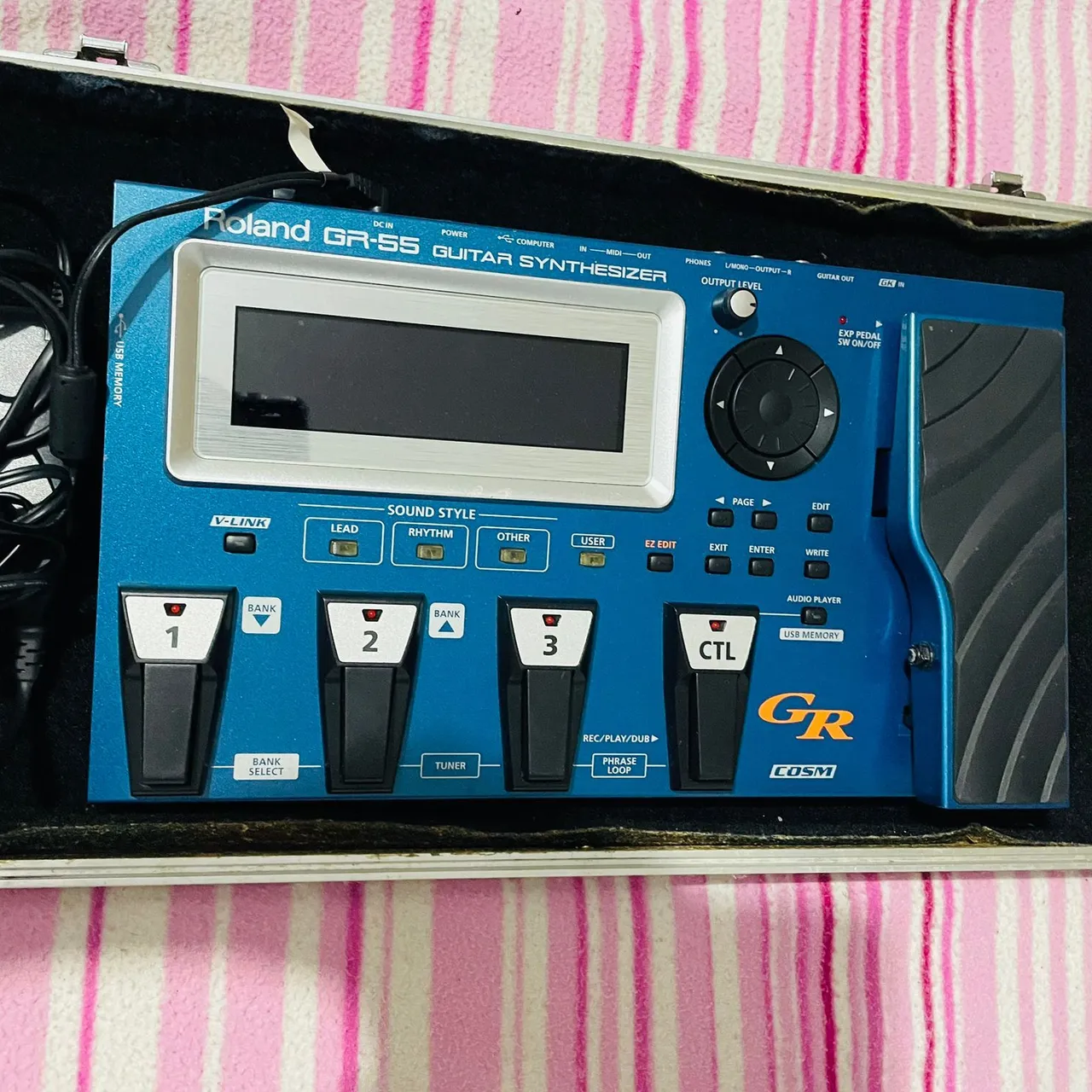 Pedaleira Roland GR-55/GK3