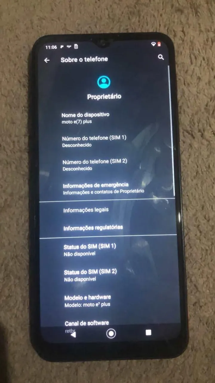 Celular Moto e7plus