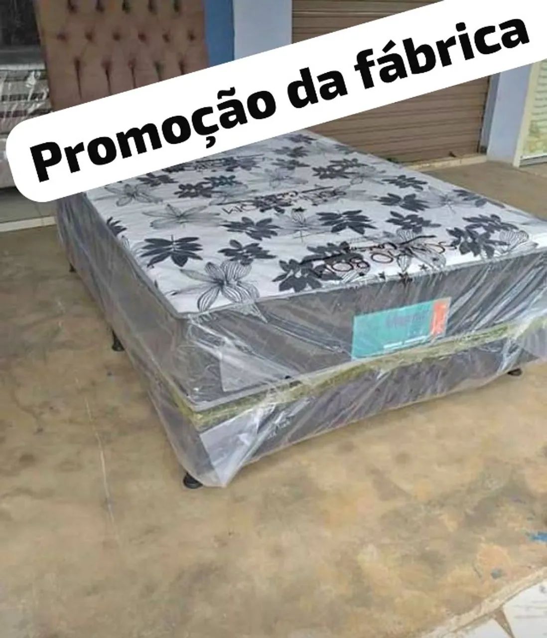 Cama box casal e solteiro (brinde)